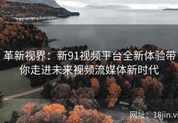 革新视界：新91视频平台全新体验带你走进未来视频流媒体新时代