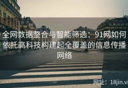 全网数据整合与智能筛选：91网如何依托高科技构建起全覆盖的信息传播网络