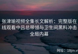 张津瑜视频全集长文解析：完整版在线观看中吕总带领与卫生间黑料冲击全局内幕