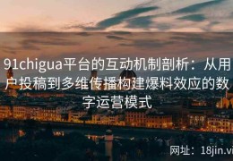 91chigua平台的互动机制剖析：从用户投稿到多维传播构建爆料效应的数字运营模式
