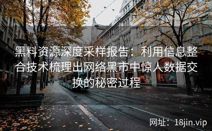 黑料资源深度采样报告:利用信息整合技术梳理出网络黑市中惊人数据交换的秘密过程 黑料资源深度采样报告:利用信息整合技术梳理出网络黑市中惊人数据交换的秘密过程