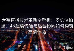 大赛直播技术革新全解析：多机位拍摄、4K超清传输与后台协同如何构筑高清体验