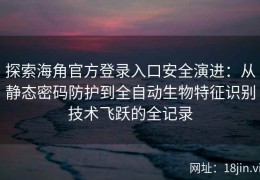 探索海角官方登录入口安全演进：从静态密码防护到全自动生物特征识别技术飞跃的全记录